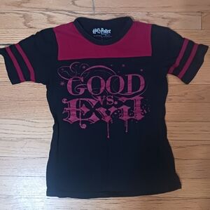 Women's Small Harry Potter And The Deathly Hallows Short Sleeve Tee